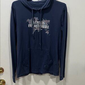 Life Is Good Deep Blue Hoodie